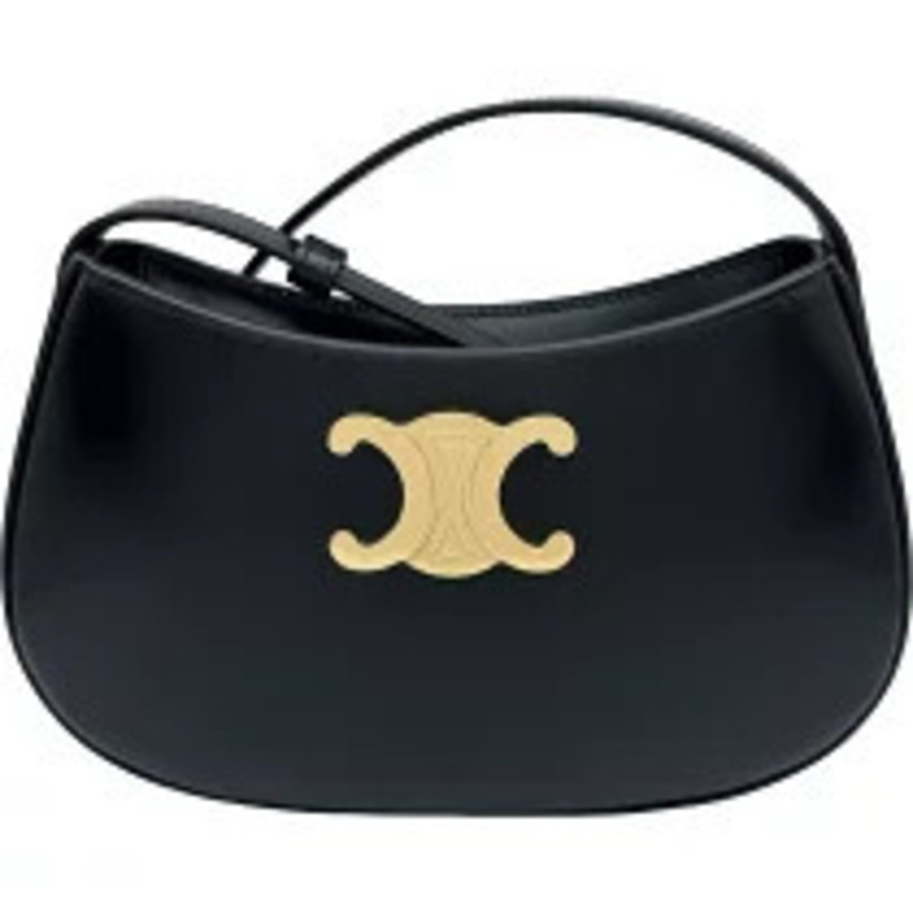 Celine Tilly Black Leather Handbag